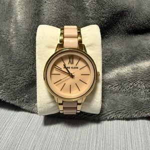 Anne Klein Blush and Gold Women's Watch